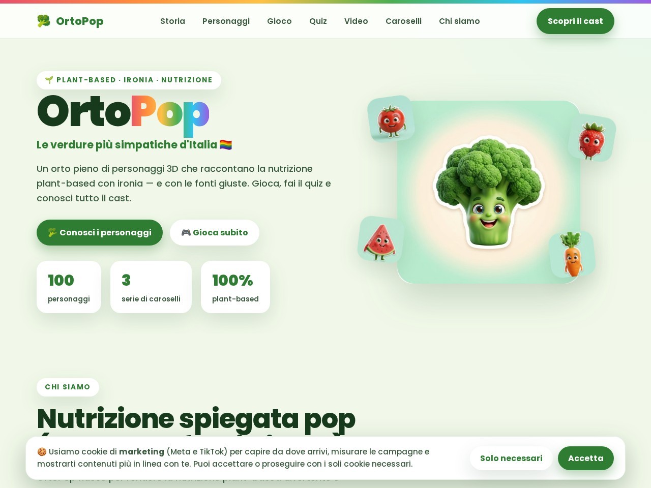 Schermata di Ortopop